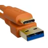 UDG U98001OR Ultimate Cable USB 3.0 C-A Orange Straight 1.5m