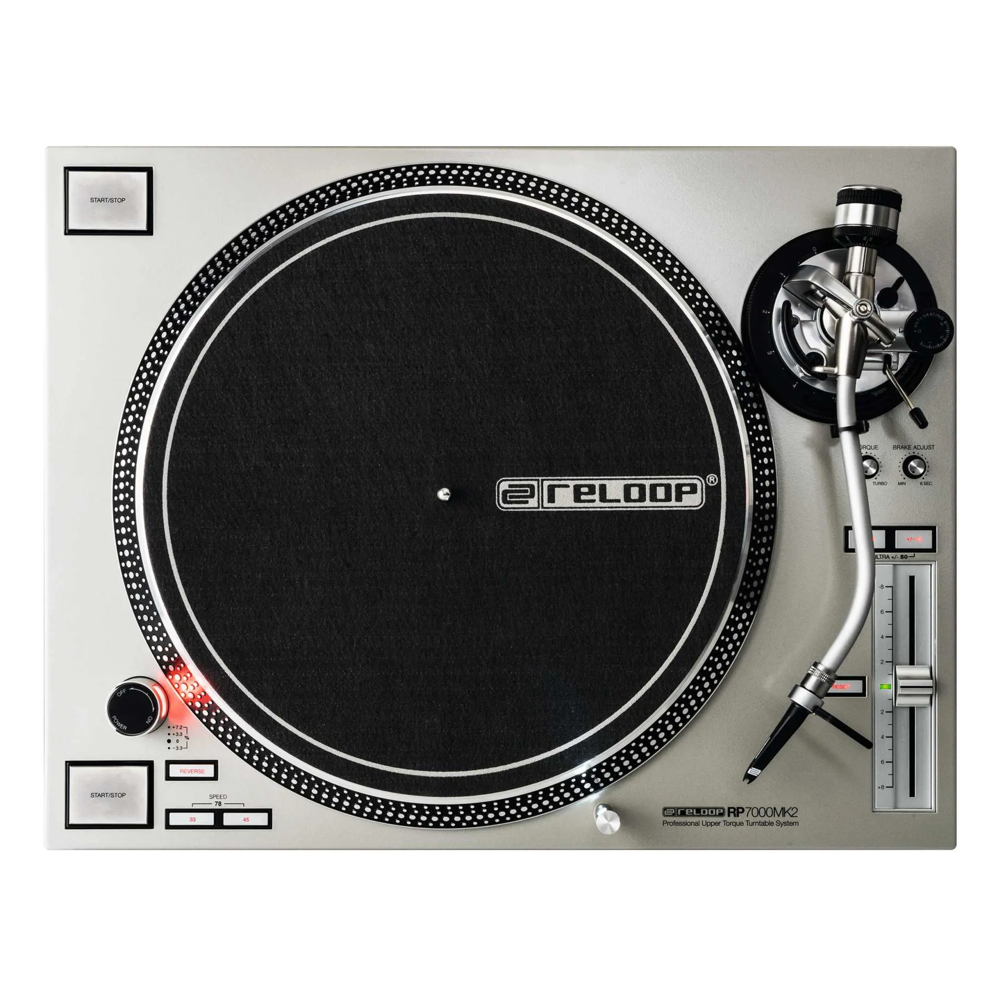 Reloop RP-7000 MK2 dj πικαπ - Ασημί