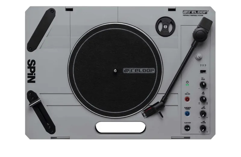 Reloop Spin - Portable dj turntable Grey