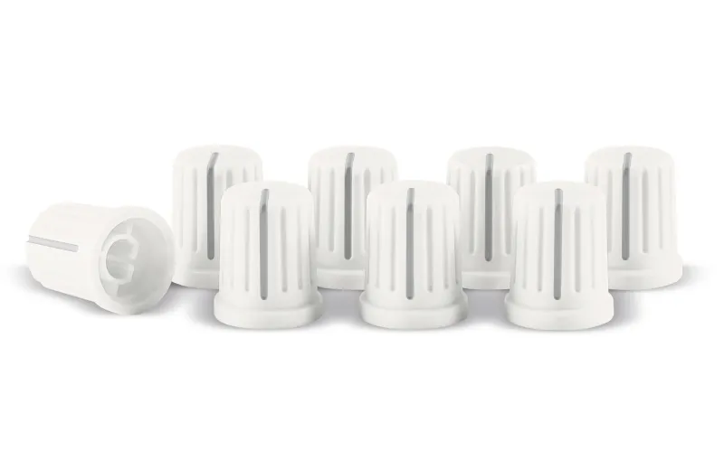 Reloop Σετ με 8 knob cap σε άσπρο χρώμα