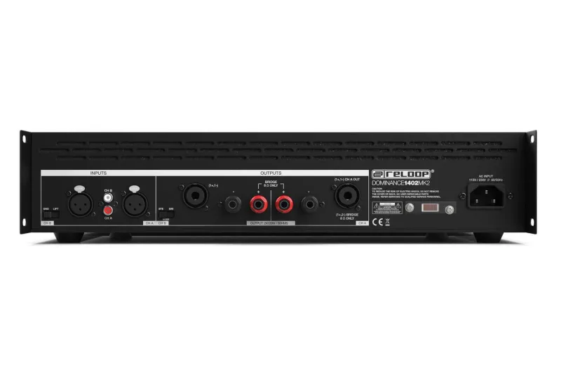 Reloop Dominance 1402 MK2 Επαγγελματικός Τελικος Ενισχυτής