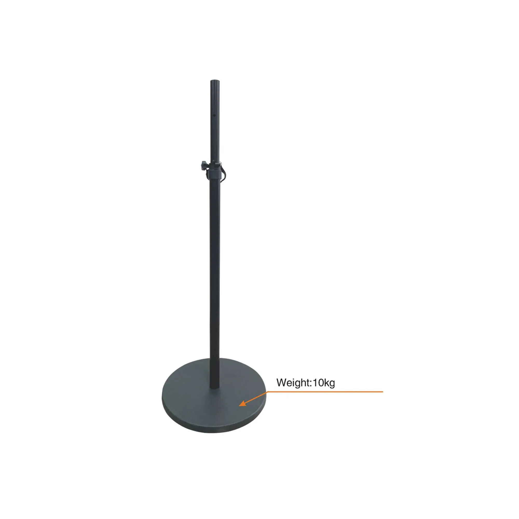 TRIPOD STAND WITH ROUND BASE ST-SR41181BK BLACK STANDSTEEL