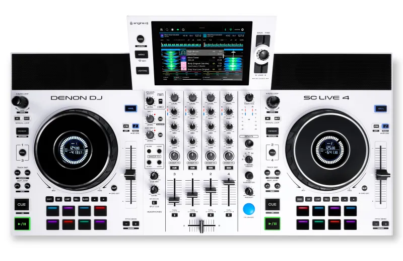 Denon DJ SC Live 4 White - DJ Controller