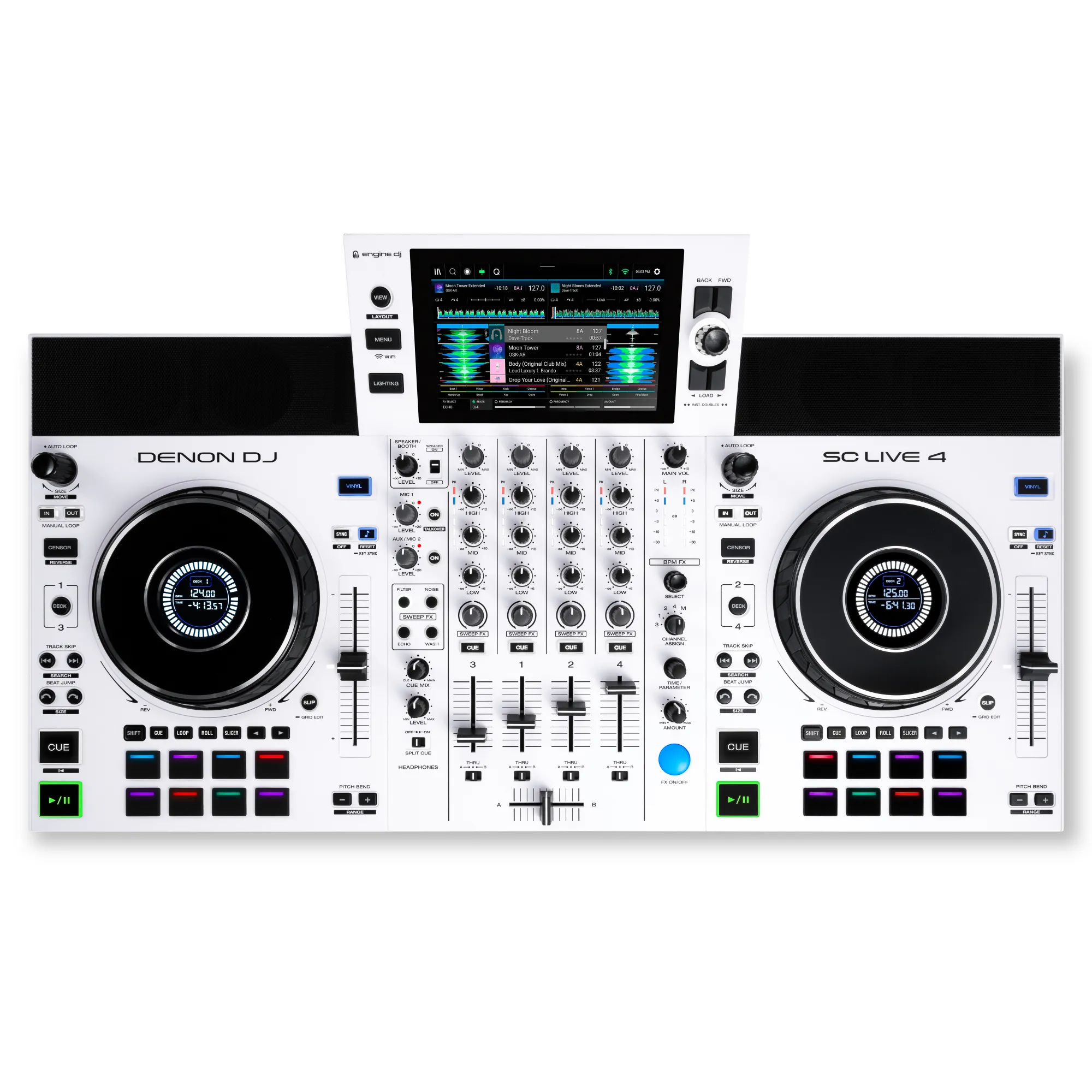 Denon DJ SC Live 4 White - DJ Controller