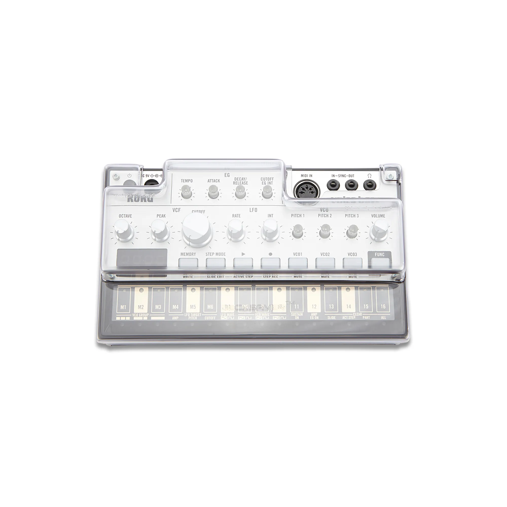 Decksaver Korg Volca Series Cover (Fits: Keys, Bass, Beats, Sample,FM)