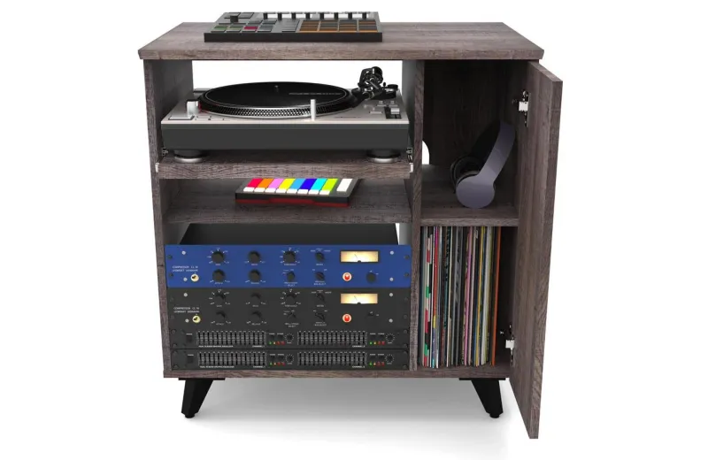 Glorious Modular Side Rack Καρυδιά