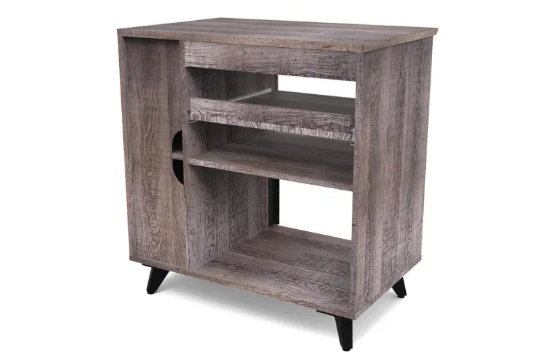 Glorious Modular Side Rack Καρυδιά