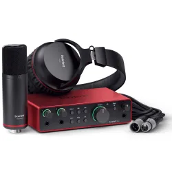 Focusrite 2I2 4TH GEN + Μικρόφωνο + Ακουστικά