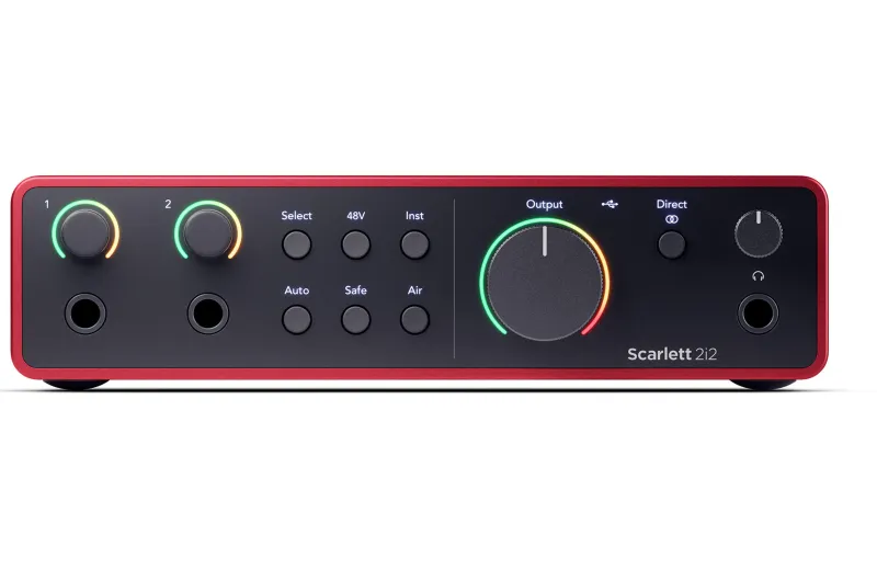 Focusrite Scarlett 2i2 4th Gen Κάρτα Ήχου