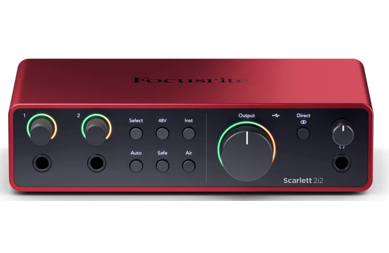 Focusrite Scarlett 2i2 4th Gen Κάρτα Ήχου