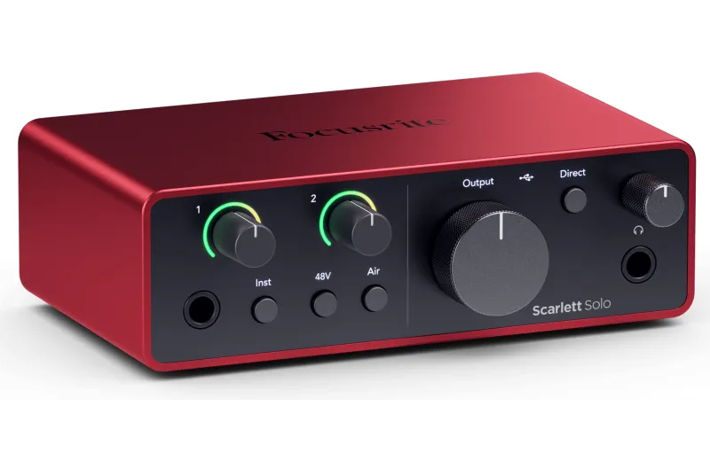DTM・DAW Focusrite Scarlett Solo gen4 4th gen Focusrite Scarlett Solo 4th Gen Audio Interface