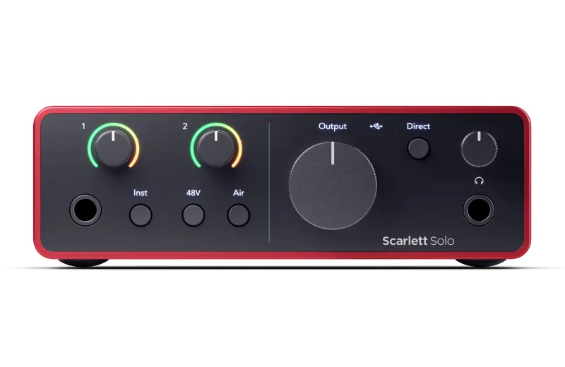 DTM・DAW focusrite scarlett solo gen4 Focusrite Scarlett Solo 4th-Gen Audio Interface – Focusrite