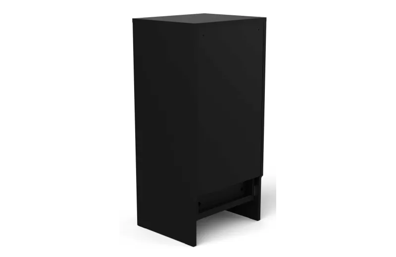 Glorious Vinyl Vault Modular Record Storage Cabinet Black