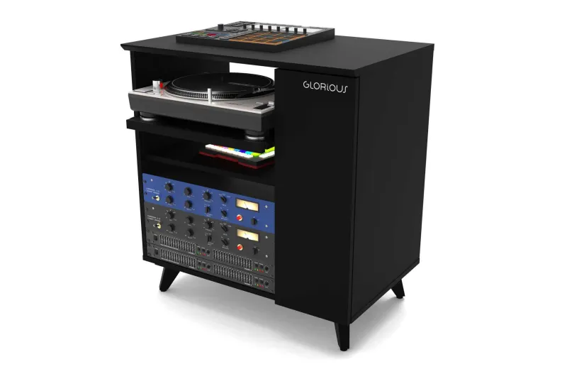 Glorious Modular Side Rack Μαύρο