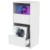Glorious Vinyl Vault Modular Record Storage Cabinet - White