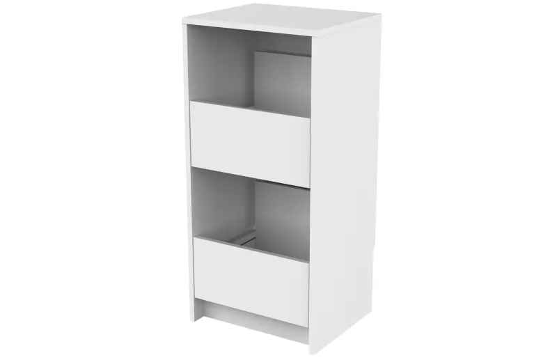 Glorious Vinyl Vault Modular Record Storage Cabinet - White