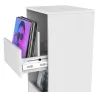 Glorious Vinyl Vault Modular Record Storage Cabinet - White