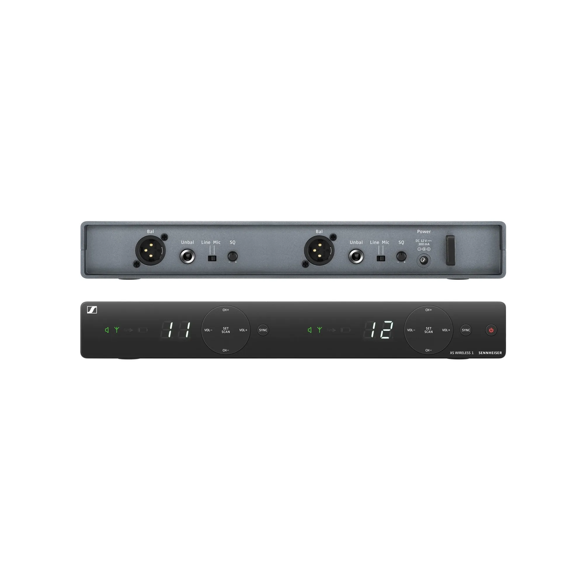Sennheiser XSW-1-825-Dual-B Dual Wireless Handheld Microphone Set