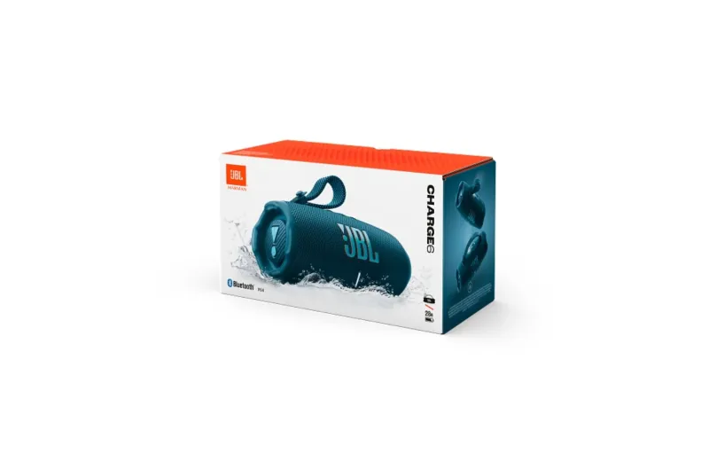 JBL Charge 6 Bluetooth Waterproof Speaker Blue