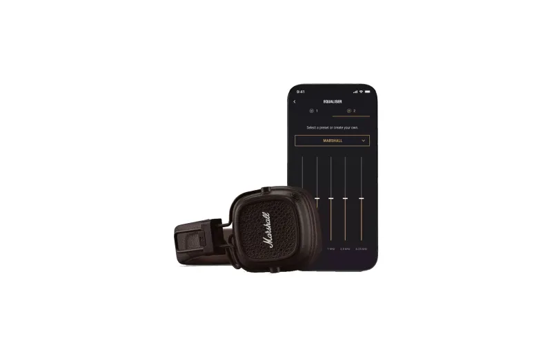 Marshall Major V Bluetooth Headphones Brown