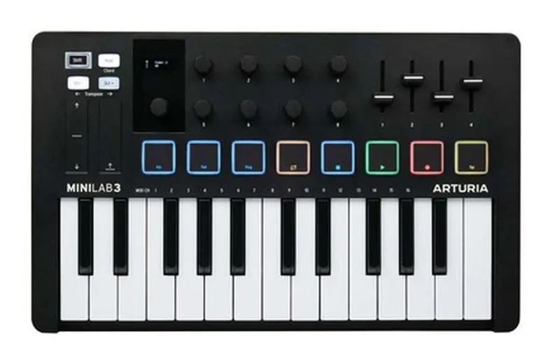 Arturia Minilab 3 Black Midi Keyboard
