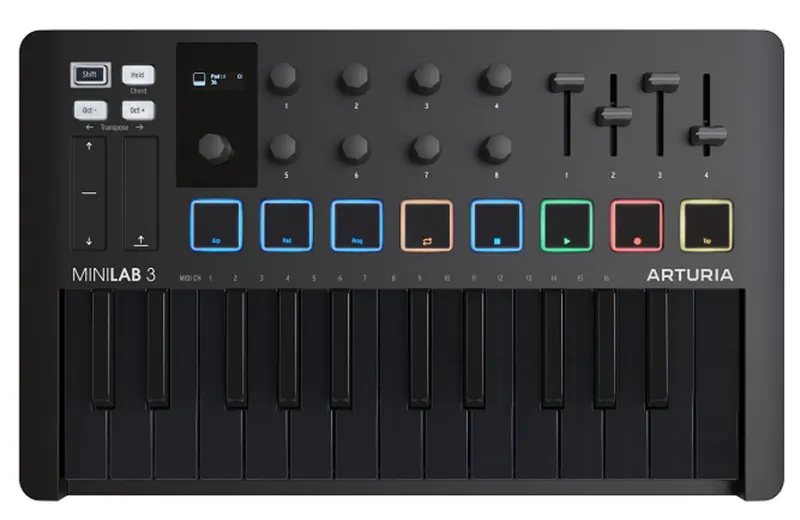 Arturia Minilab 3 Deep Black