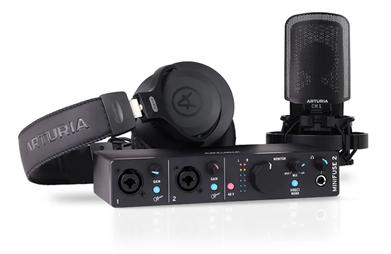 Arturia Minifuse Recording Pack Audio Interface Black