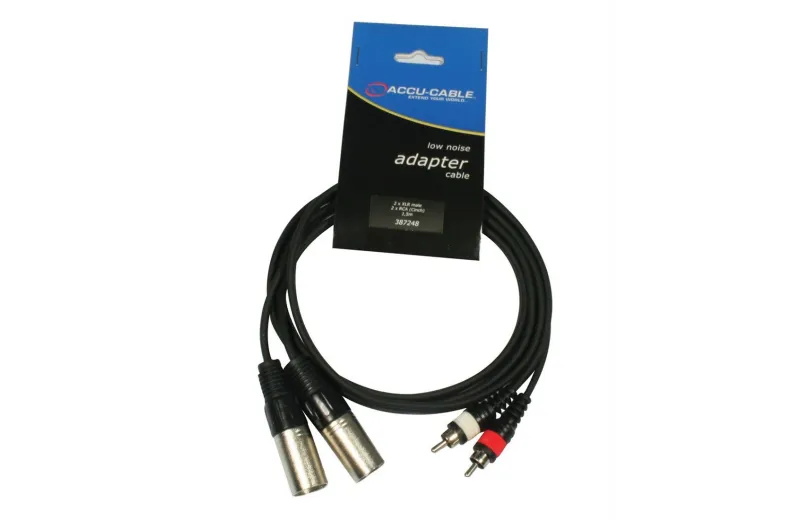 AC-2XM-2RM/5 XLR to RCA ACCU-CABLE