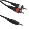 ACCU-CABLE AC-J3S-2RM/1,5 Cable 3,5mm Mini Jack Stereo - 2 x RCA 1,5m