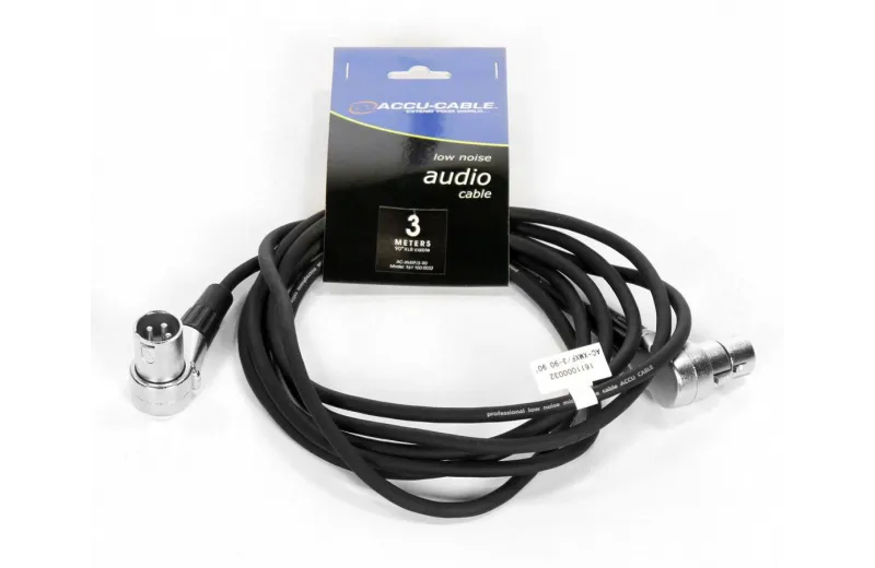 ACCU-CABLEAC-XMXF/1,5-90 Cable 90° XLR 1,5m