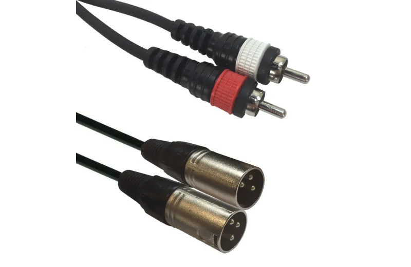 AC-2XM-2RM/1,5 XLR to RCA Accurable