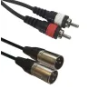 AC-2XM-2RM/1,5 XLR to RCA Accurable