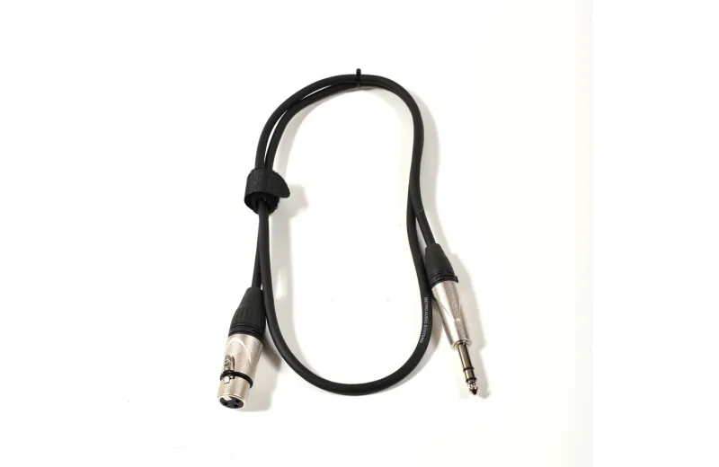 Onsei ON-I31710 Καλώδιο Σήματος 3-pin XLR Female σε 6.3 Jack Stereo 1m