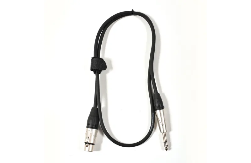 Onsei ON-I31710 Καλώδιο Σήματος 3-pin XLR Female σε 6.3 Jack Stereo 1m
