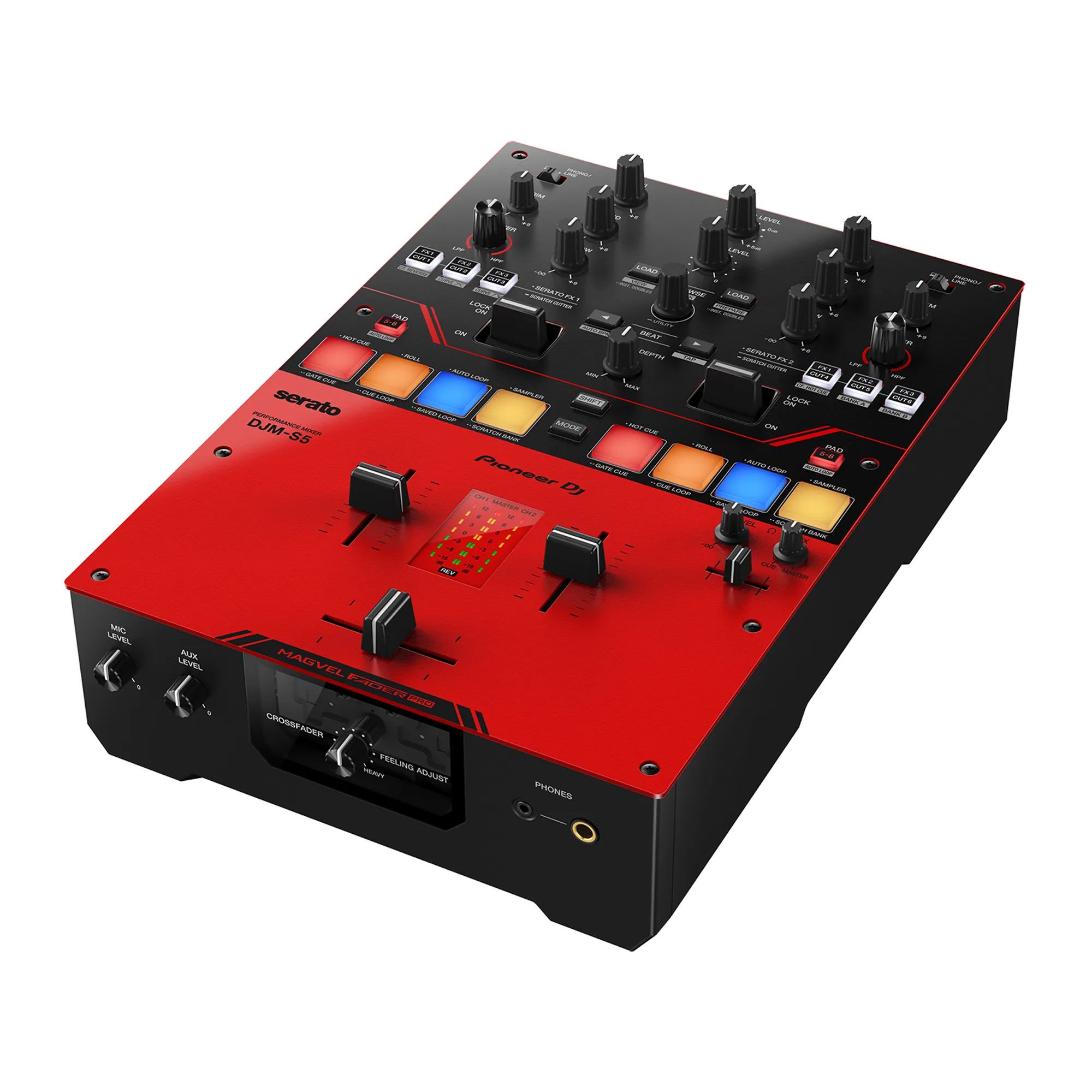 Pioneer DJ DJM-S5 Gloss Red Mixer