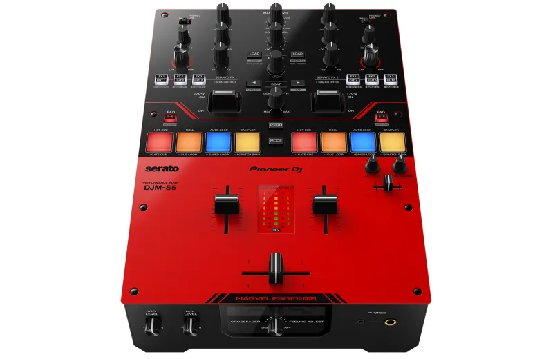 Pioneer DJ DJM-S5 Gloss Red Mixer