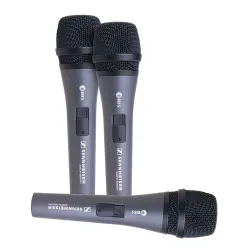 Sennheiser E-835-S-3-Pack Σετ Τριών Μικροφώνων