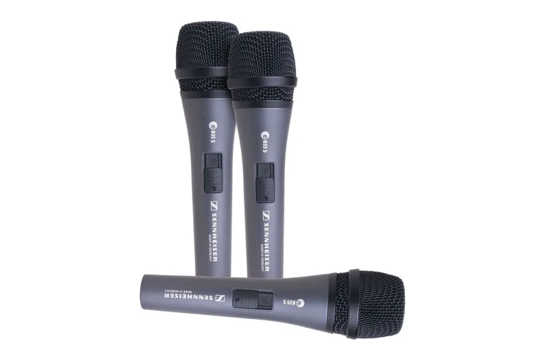 Sennheiser E-835-S-3-Pack Σετ Τριών Μικροφώνων