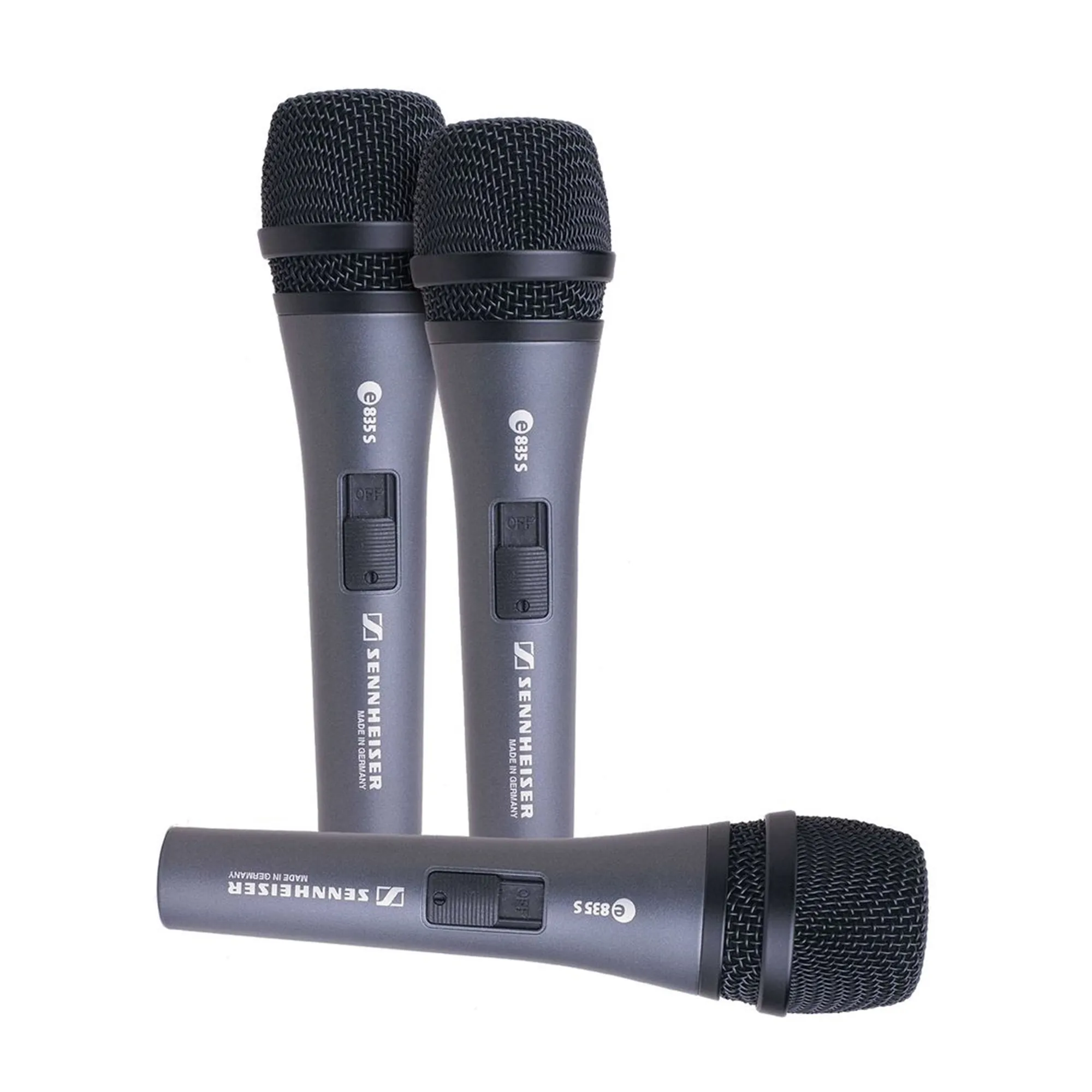 Sennheiser E-835-S-3-Pack Σετ Τριών Μικροφώνων