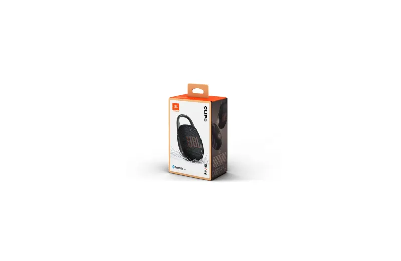 JBL Clip 5, Portable Bluetooth Speaker - Black