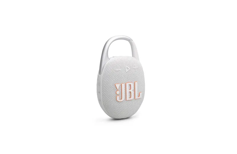 JBL Clip 5, Portable Bluetooth Speaker - Λευκό