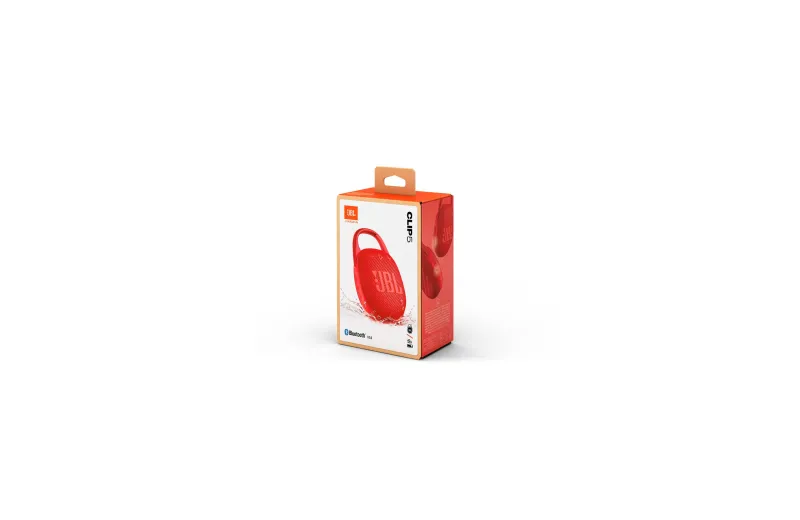 JBL Clip 5, Portable Bluetooth Speaker - Κόκκινο
