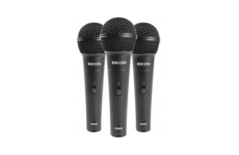 Eikon By Proel Dm-800-Kit Σετ Από 3 Δυναμικά Mικρόφωνα