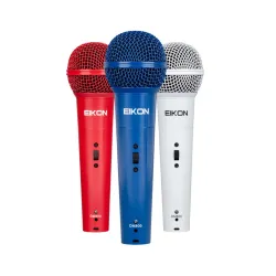 Eikon By Proel Dm-800-Color-Kit Set Of 3 Dynamic Microphones