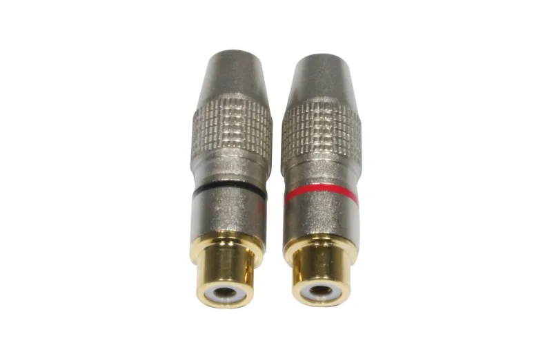 ACCU-CABLE AC-C-RFG/SET RCA plugs female - pair