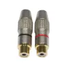 ACCU-CABLE AC-C-RFG/SET RCA plugs female - pair
