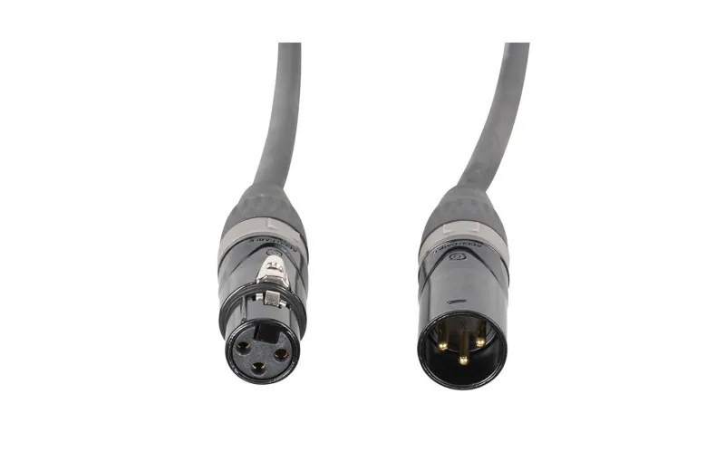 ACCU-CABLE AC-PRO Audio Cable 3-pin XLR Male - 3-pin XLR Female 2m