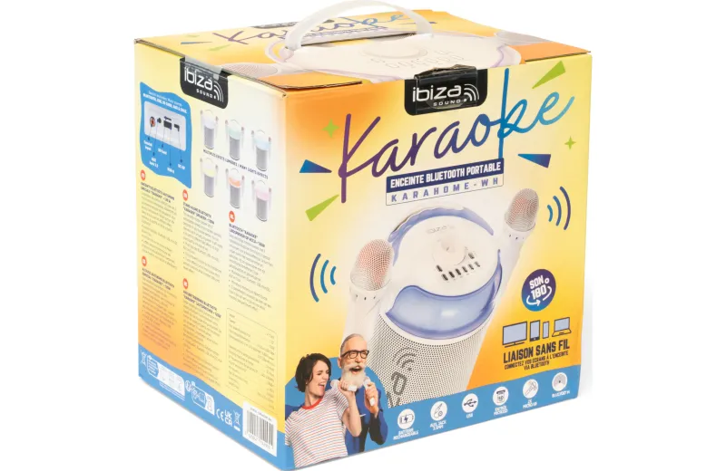 Ibiza Karahome-WH Ηχείο Karaoke