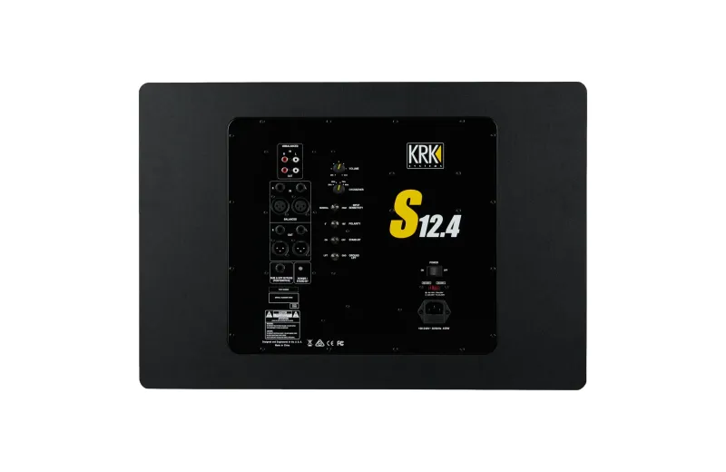 Krk S124 Self-powered Studio Subwoofer Speaker (Unit)