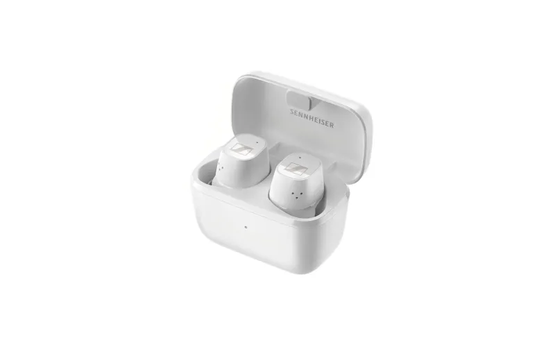 Sennheiser Cx-Plus-True-Wireless-White Headphones With Bluetooth Microphone